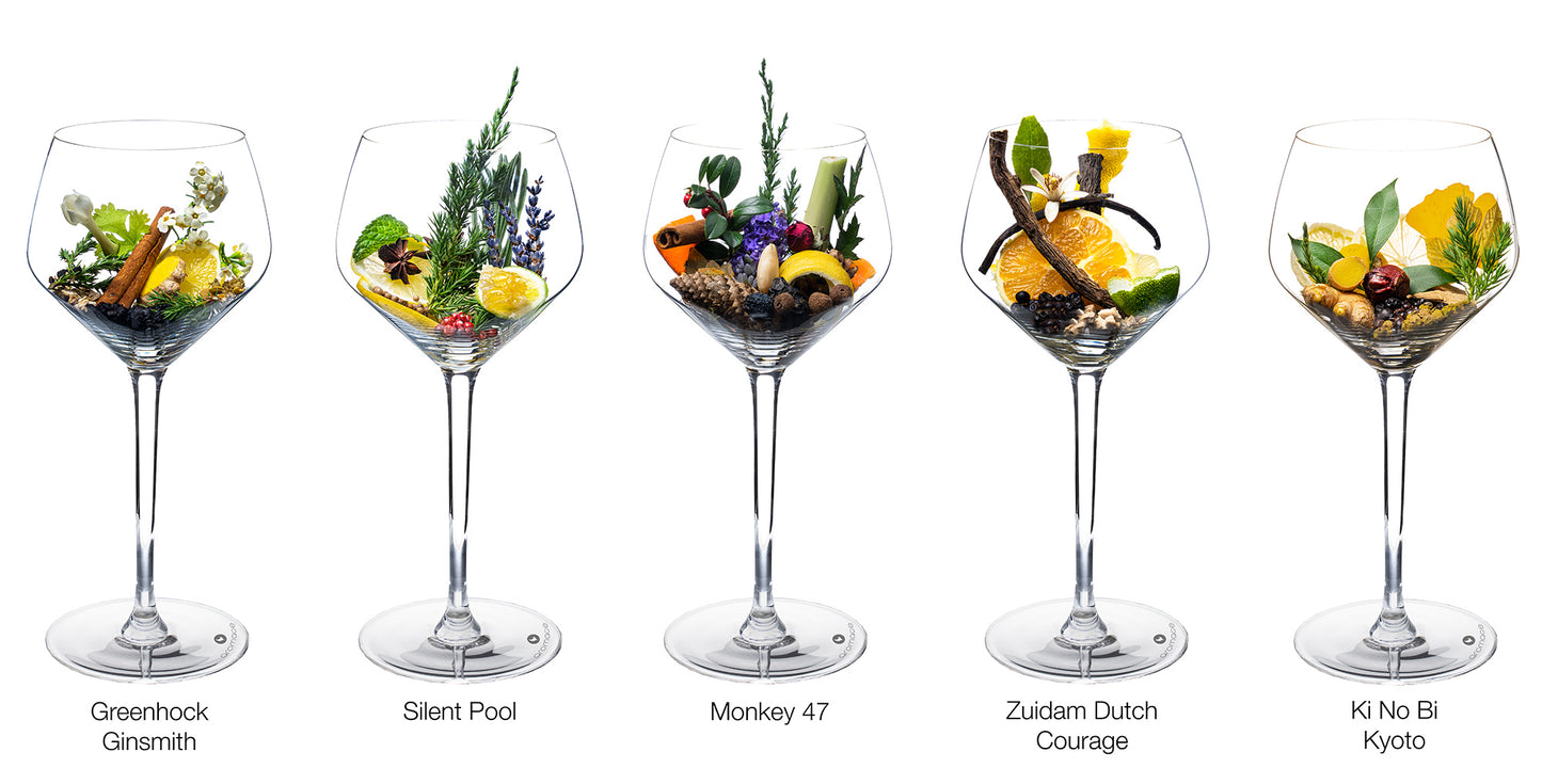 Complex Gins, Favourites Selection | Greenhock Ginsmith – Silent Pool – Monkey 47 – Zuidam Dutch Courage – Ki No Bi Kyoto