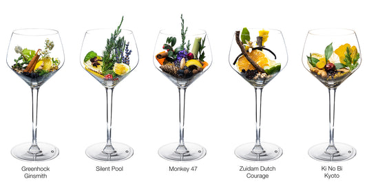 Complex Gins, Favourites Selection | Greenhock Ginsmith – Silent Pool – Monkey 47 – Zuidam Dutch Courage – Ki No Bi Kyoto