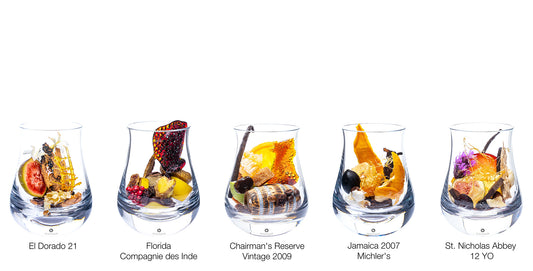 Schönes Wetter | El Dorado, 21 – Compagnie des Indes, Florida – Chairmans, Reserve Vintage 2009 – Michler's, Jamaika 2007 – St. Nicholas Abbey, 12 Jahre