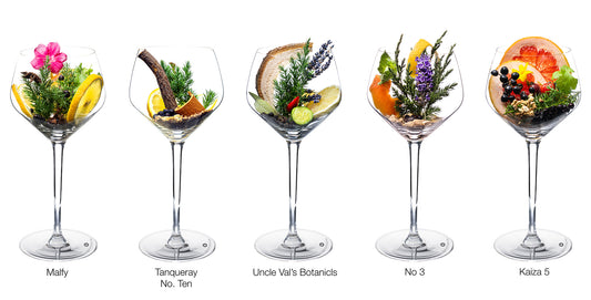 Less is More, Favourites Selection | Malfy – Tanqueray No. Ten – Uncle Val's Botanical – No 3 – Kaiza 5